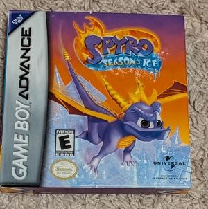 Spyro Season of Ice Game Boy Advance - BOX AND MANUAL ONLY